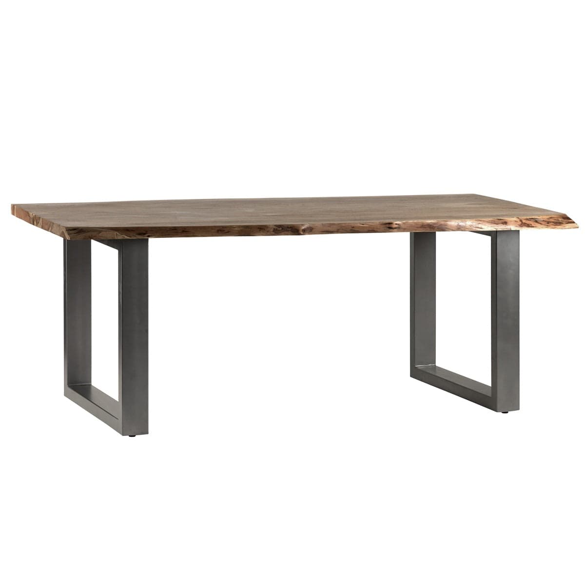 Killarney Wooden Live Edge & Metal Legs 200cm Dining Table