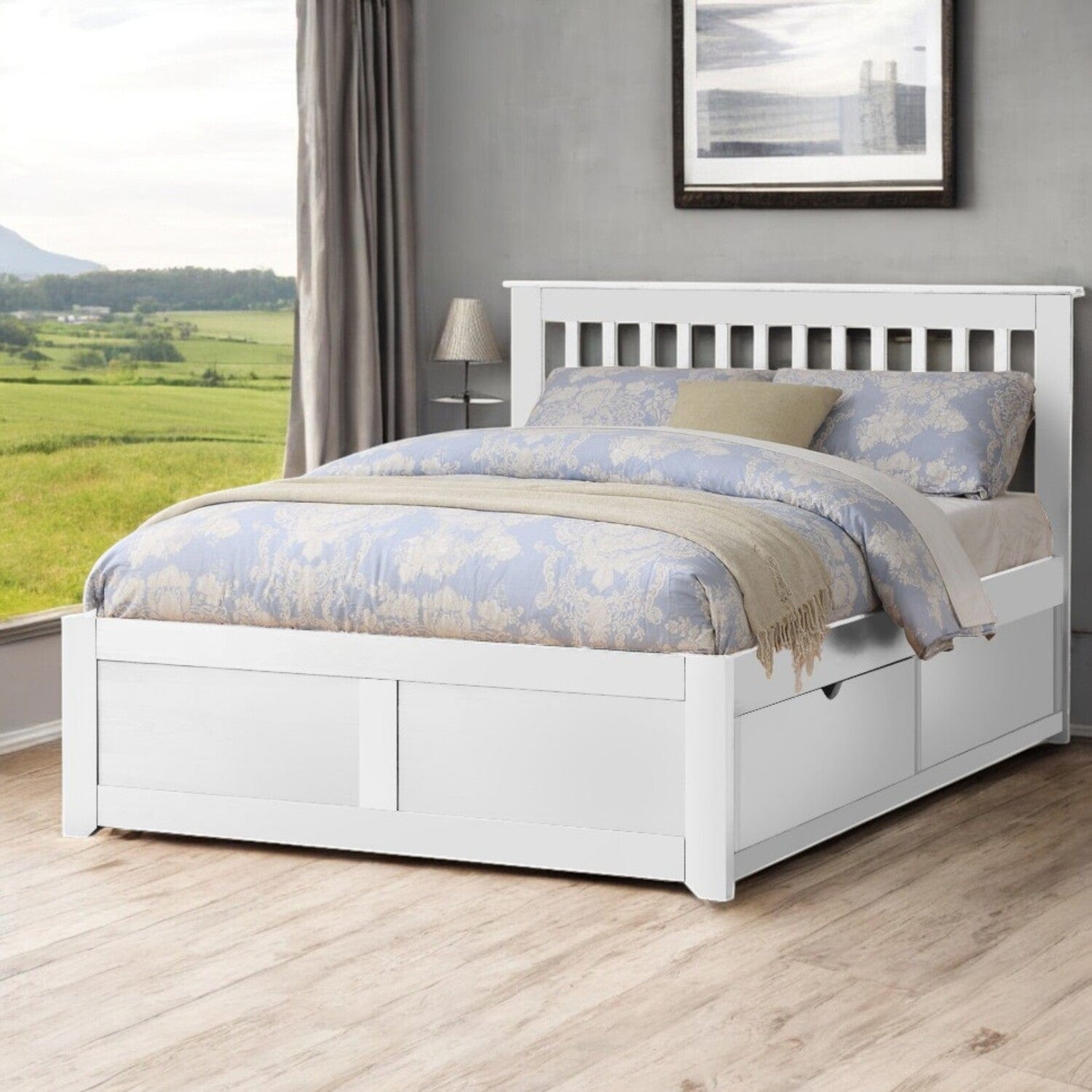 Kirkhill Wooden Storage Bed Frame