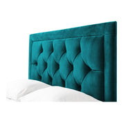 Llanberis Tufted Headboard with Border Fabric Upholstered Bed Frame