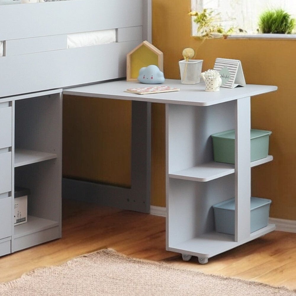 Lottie Mid Sleeper Cabin Bed with Desk & Storage