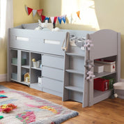 Lottie Mid Sleeper Cabin Bed with Desk & Storage