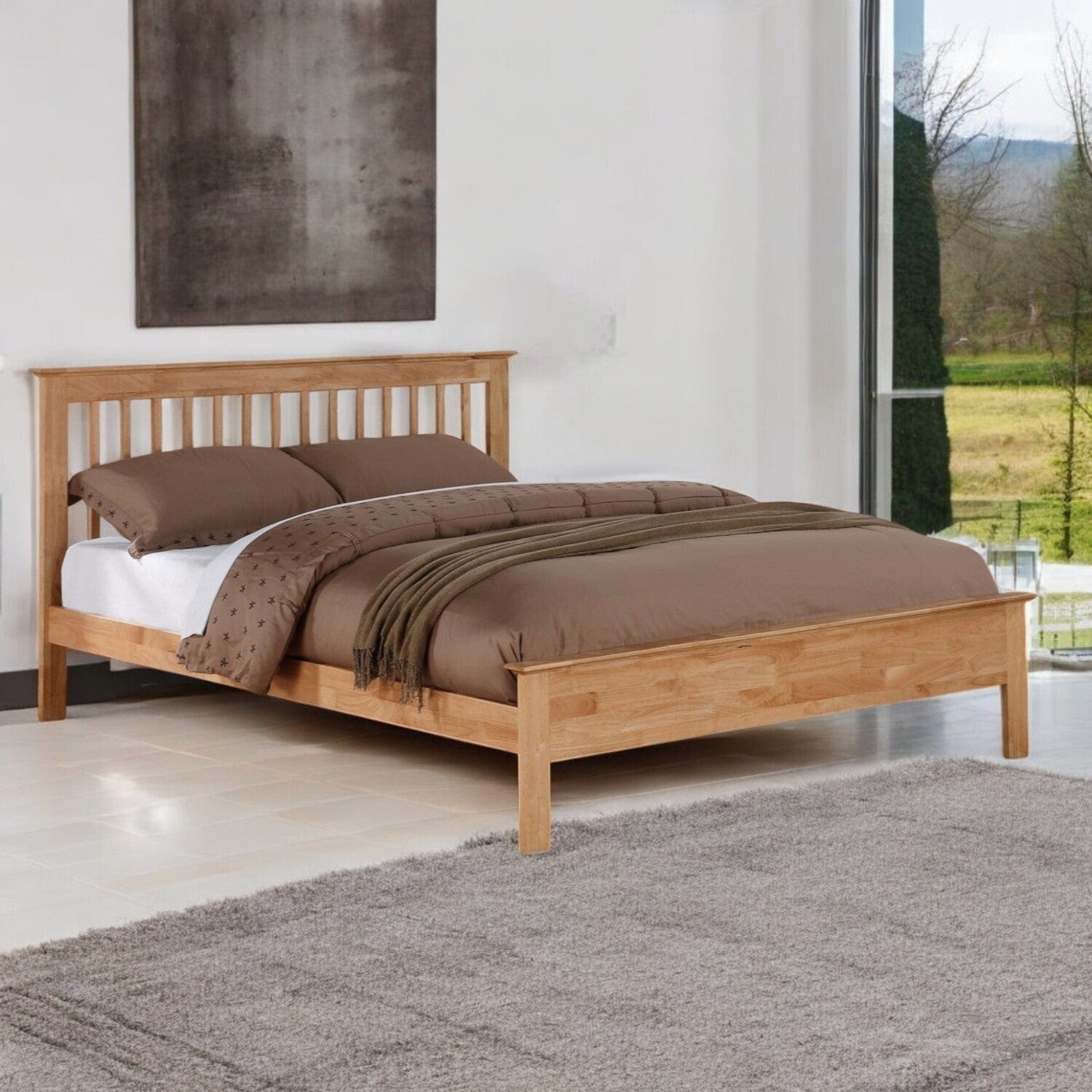 Single 3ft - 90x190cm Mallaig Wooden Bed Frame