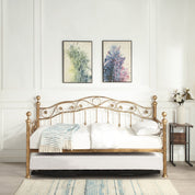 Mayfair Metal Day Bed With Trundle
