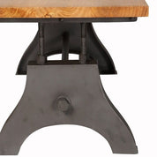 Meath Industrial Metal & Wood Coffee Table