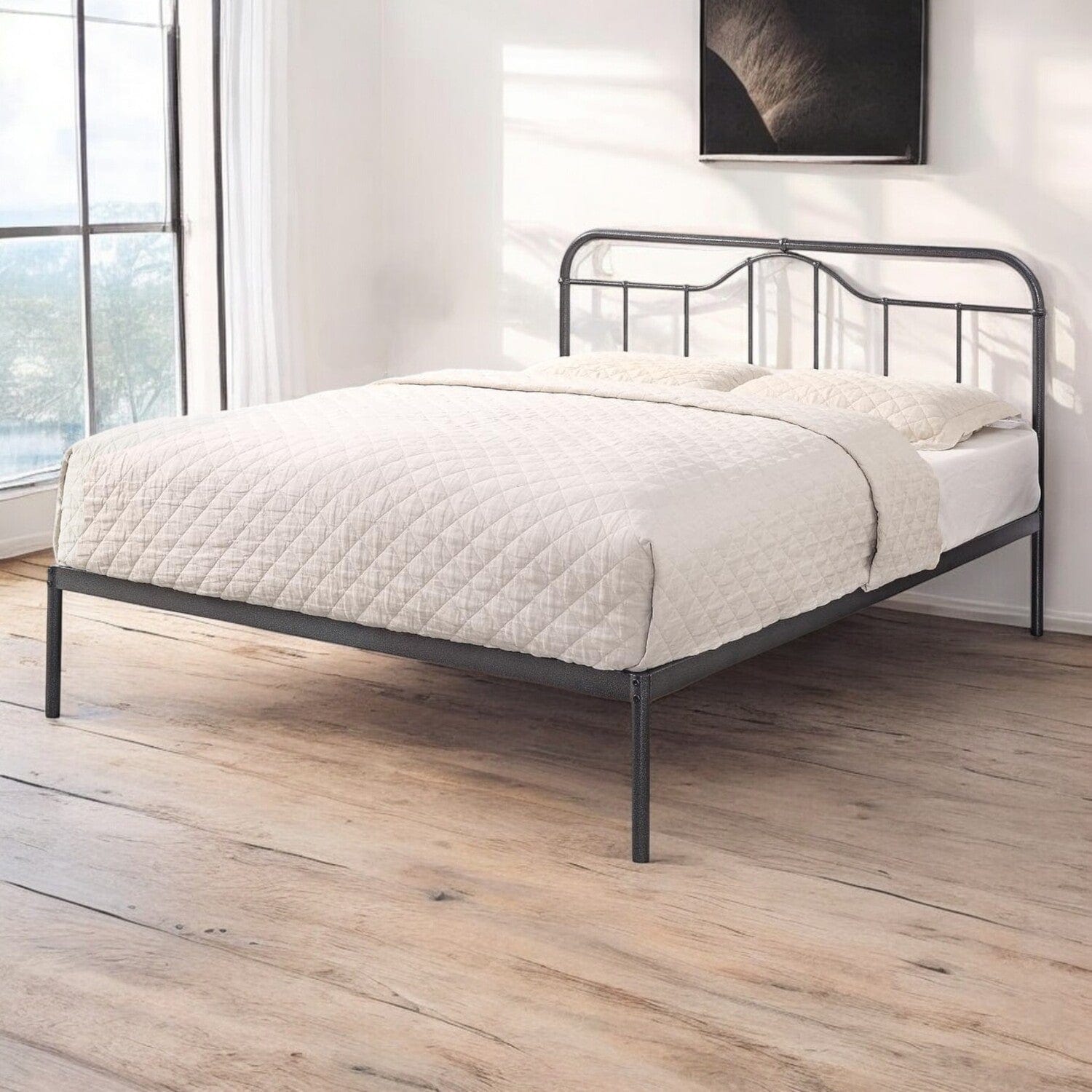  Double 4ft6 - 135x190cm Merton Metal Bed Frame