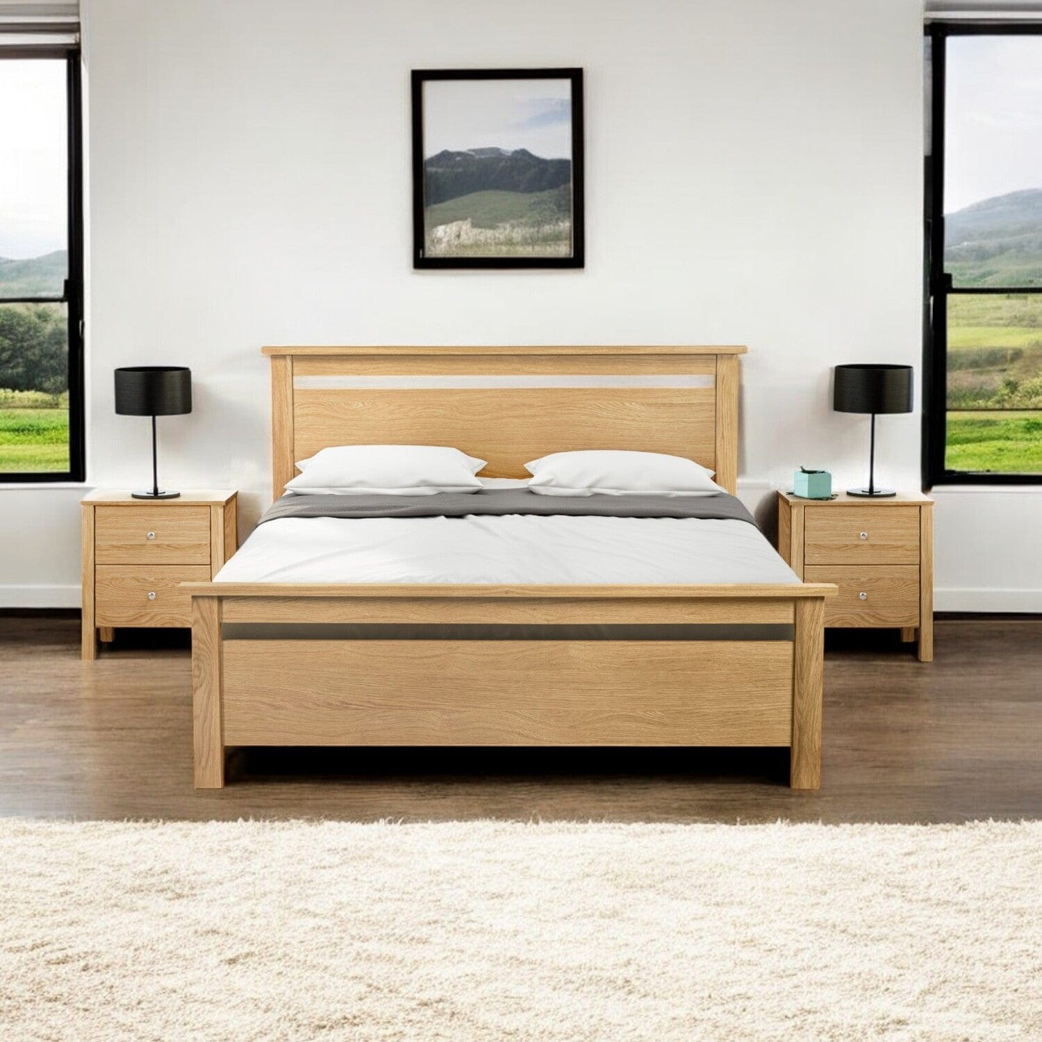 Nairn Oak Bed Frame