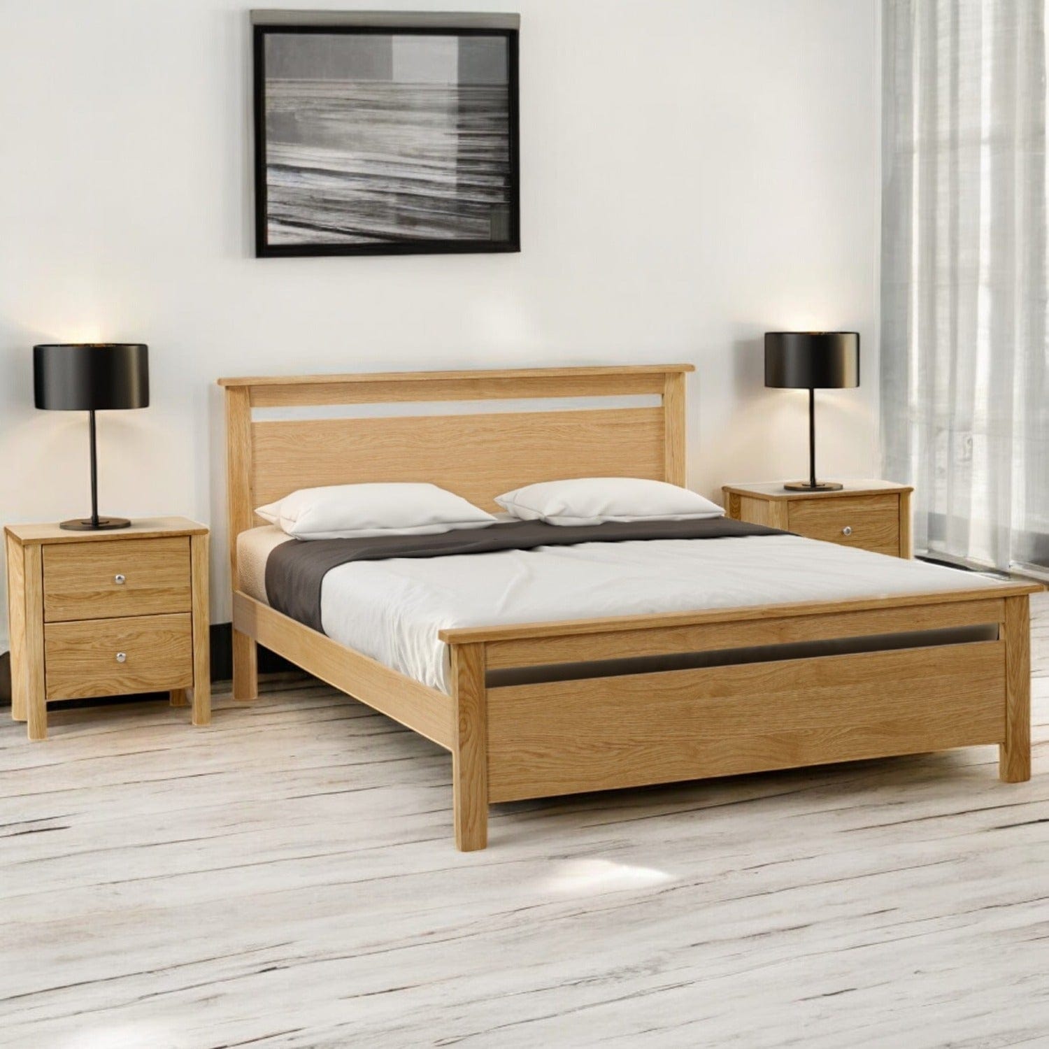  Double 4ft6 - 135x190cm Nairn Oak Bed Frame
