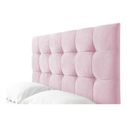 Narberth Cube Pattern Tufted Fabric Upholstered Bed Frame