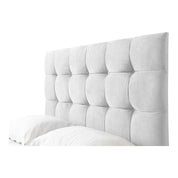 Narberth Cube Pattern Tufted Fabric Upholstered Bed Frame