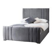 Newport Modern Design Velvet Fabric Upholstered Bed Frame