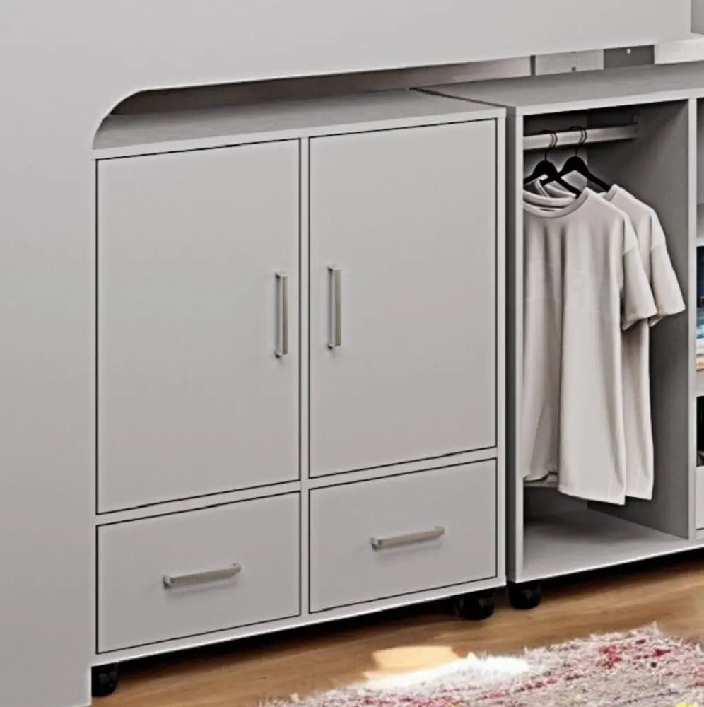 Noah Mid Sleeper Cabin Bed With Storage