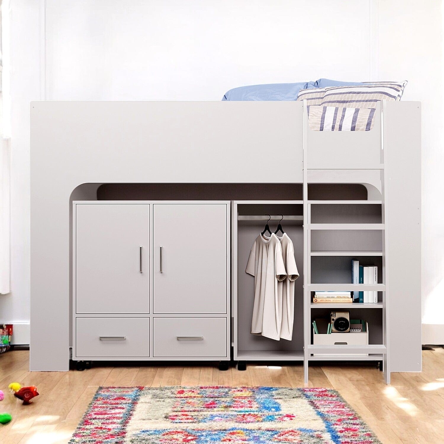 Noah Mid Sleeper Cabin Bed With Storage
