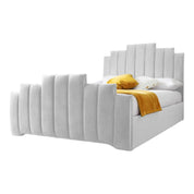 Penarth Modern Designer Velvet Fabric Upholstered Bed Frame