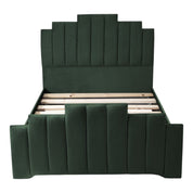 Penarth Modern Designer Velvet Fabric Upholstered Bed Frame