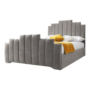 Penarth Modern Designer Velvet Fabric Upholstered Bed Frame