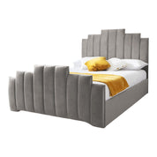 Penarth Modern Designer Velvet Fabric Upholstered Bed Frame