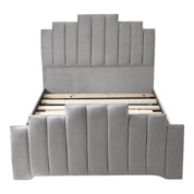 Penarth Modern Designer Velvet Fabric Upholstered Bed Frame