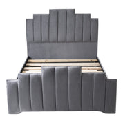 Penarth Modern Designer Velvet Fabric Upholstered Bed Frame