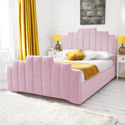 Penarth Modern Designer Velvet Fabric Upholstered Bed Frame