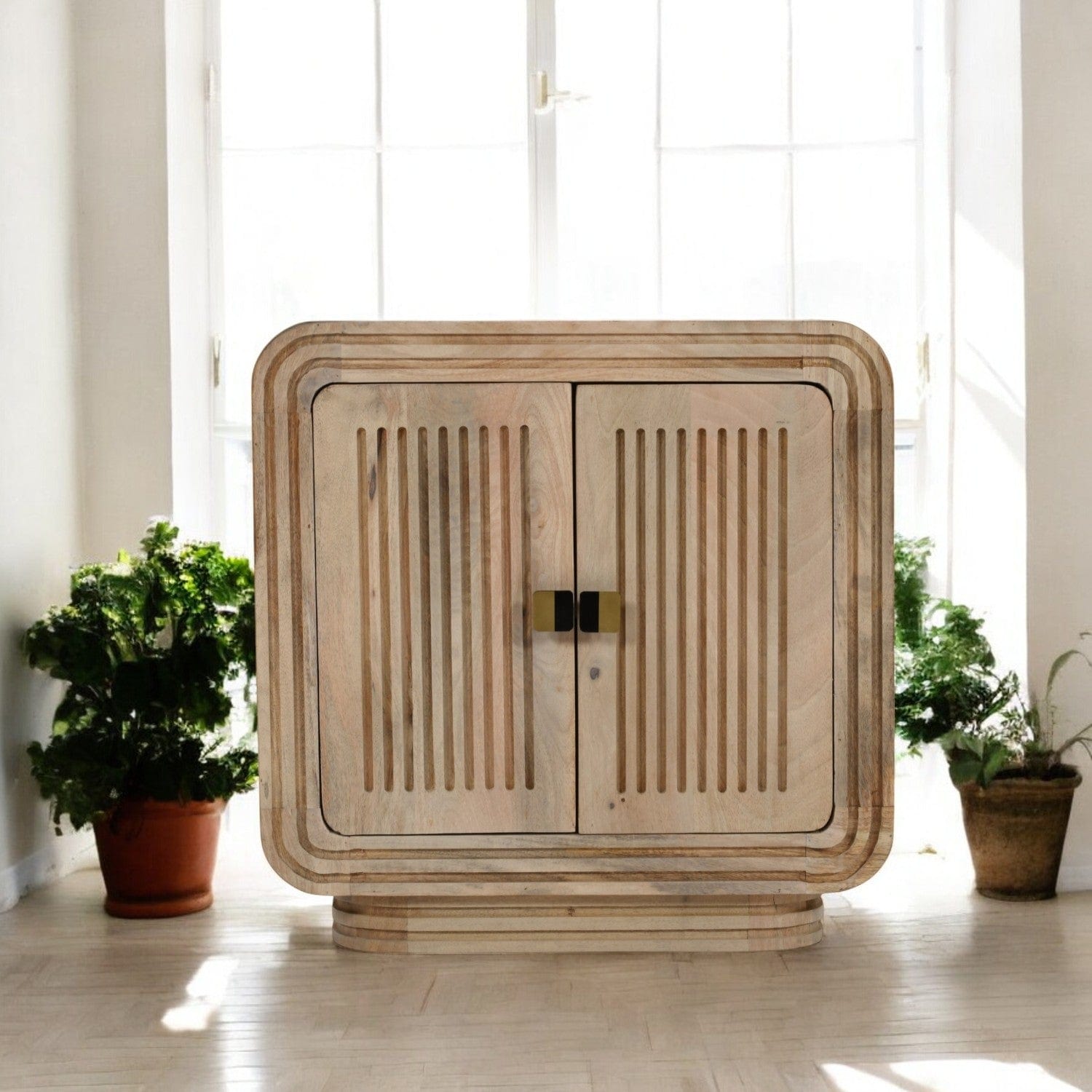 Prehen Wooden 2 Doors 63cm Mini Sideboard Cabinet