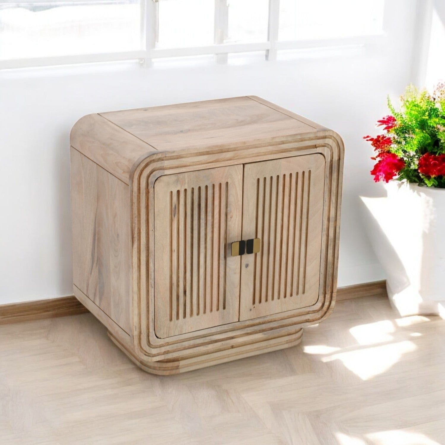 Prehen Wooden 2 Doors 63cm Mini Sideboard Cabinet
