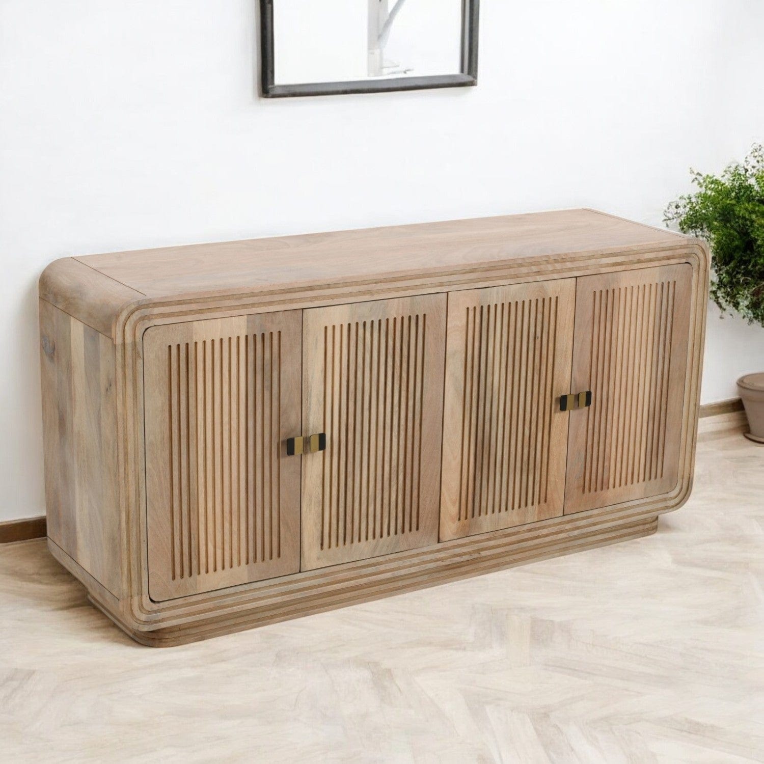 Prehen Wooden 4 Doors 165cm Sideboard