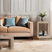Prehen Wooden Cube Open Side Table