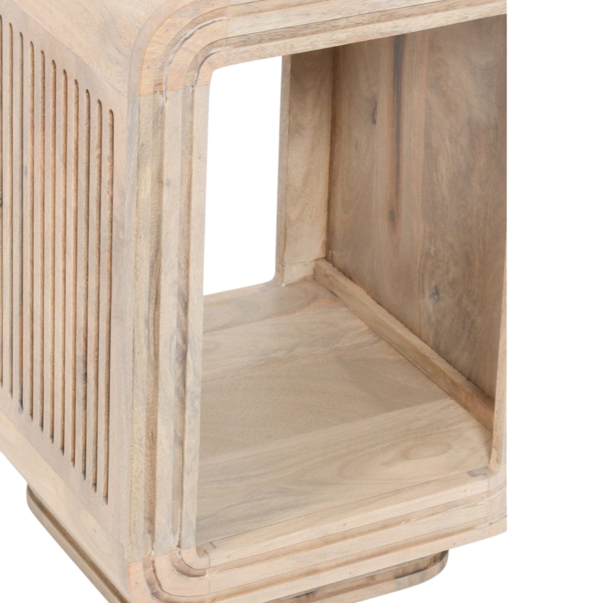 Prehen Wooden Cube Open Side Table
