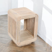 Prehen Wooden Cube Open Side Table