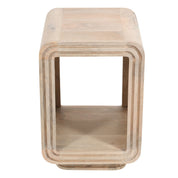 Prehen Wooden Cube Open Side Table
