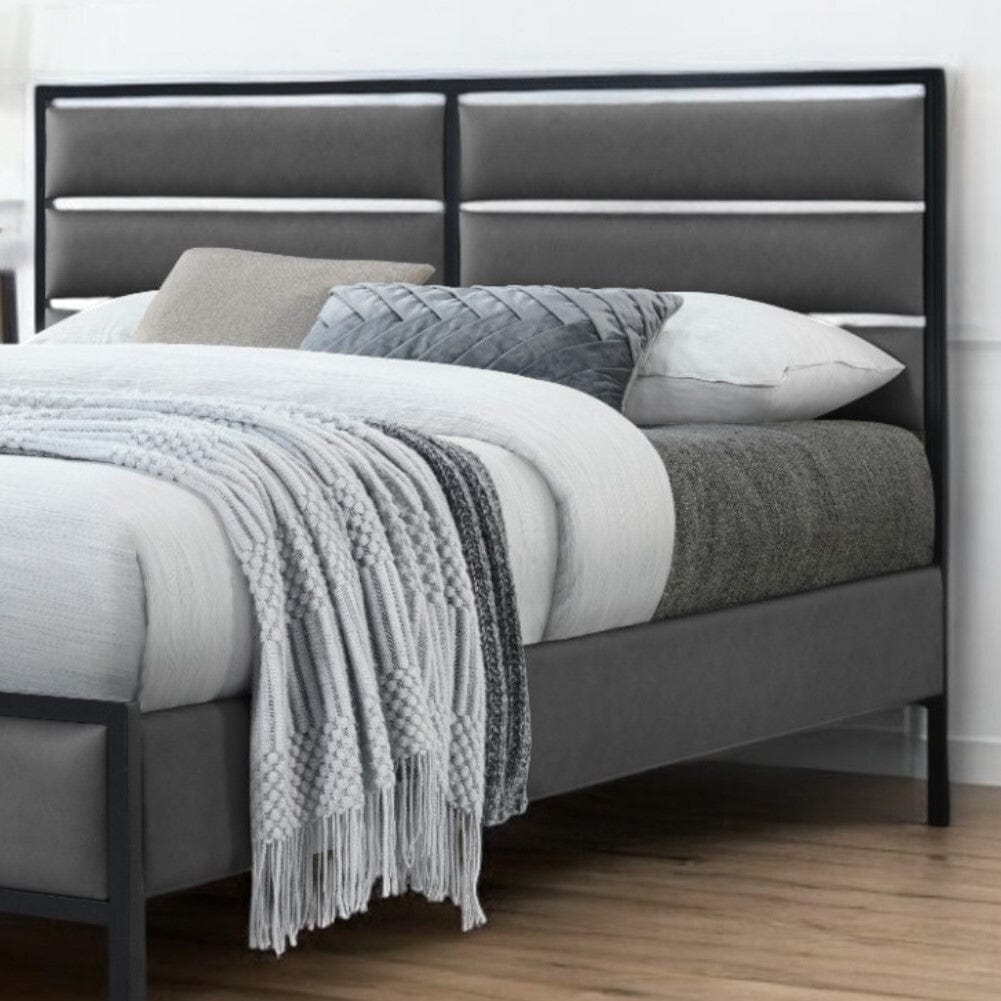 Sandbach Faux Leather Upholstered Bed Frame