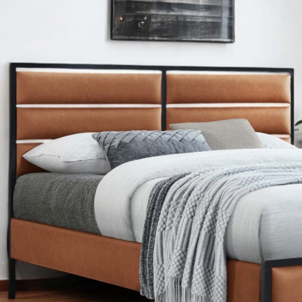 Sandbach Faux Leather Upholstered Bed Frame