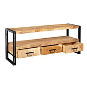Sligo 150cm Industrial Metal & Wood TV Stand