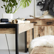 Sligo Industrial Metal & Wood 150cm Dining Table