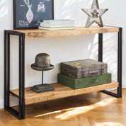 Sligo Industrial Metal & Wood Console Table