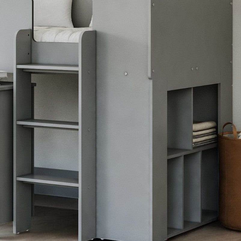 Ted Mid Sleeper Cabin Bed with Desk & Storage