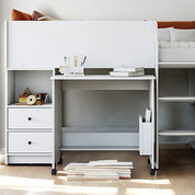 Ted Mid Sleeper Cabin Bed with Desk & Storage