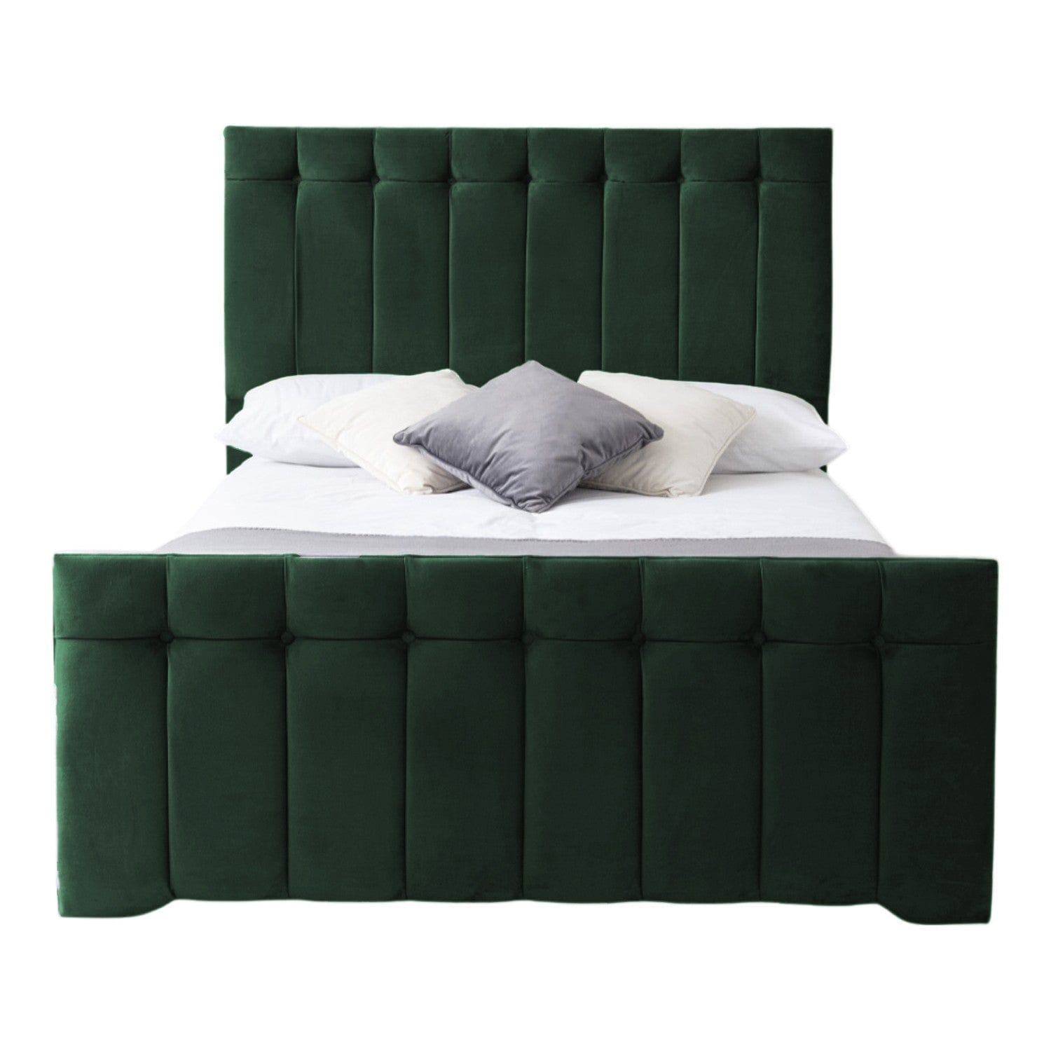 Tenby Modern Velvet Fabric Upholstered Bed Frame