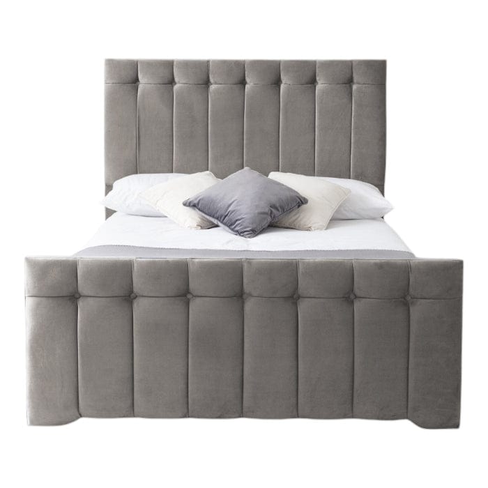 Tenby Modern Velvet Fabric Upholstered Bed Frame
