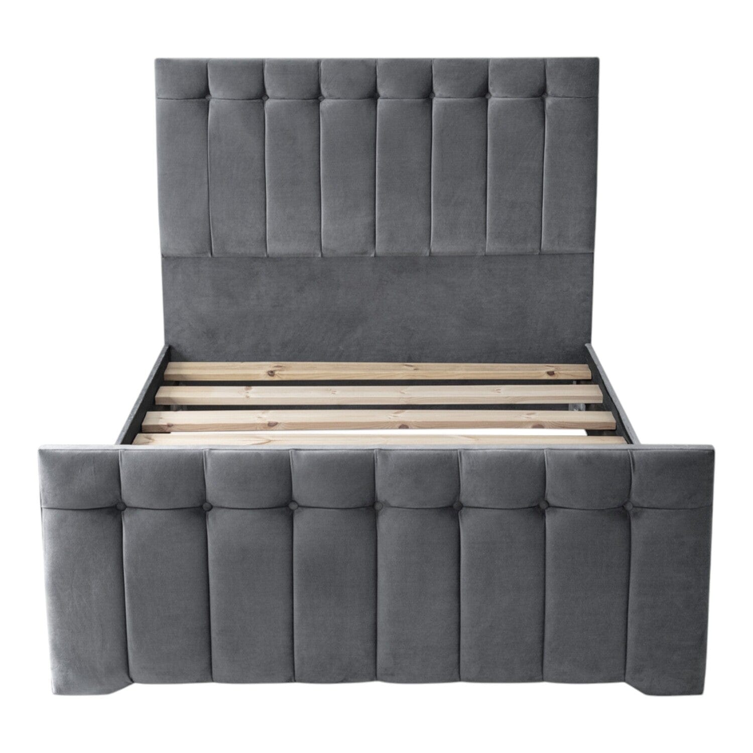 Tenby Modern Velvet Fabric Upholstered Bed Frame