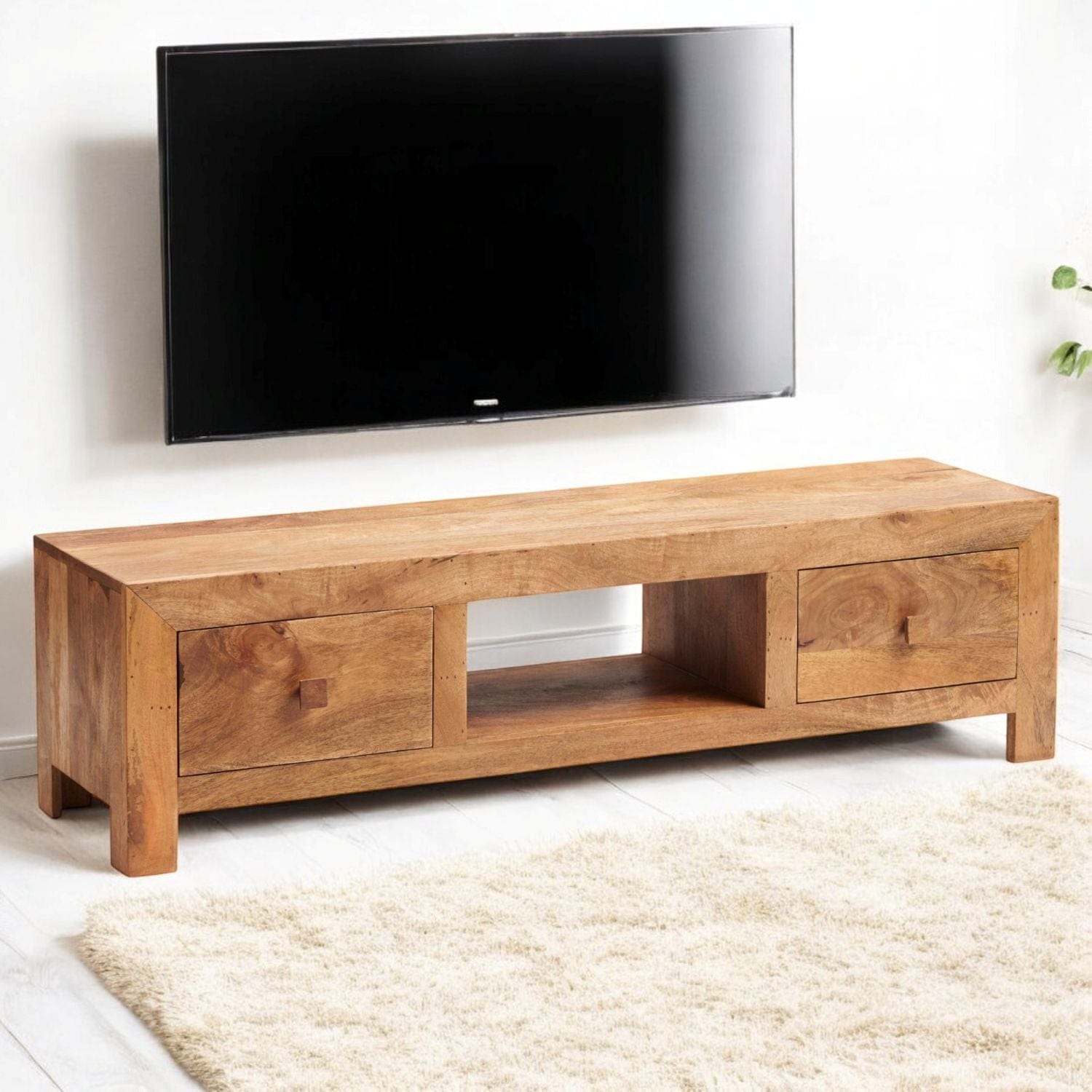 Tibradden 145cm Wooden TV Media Unit Stand