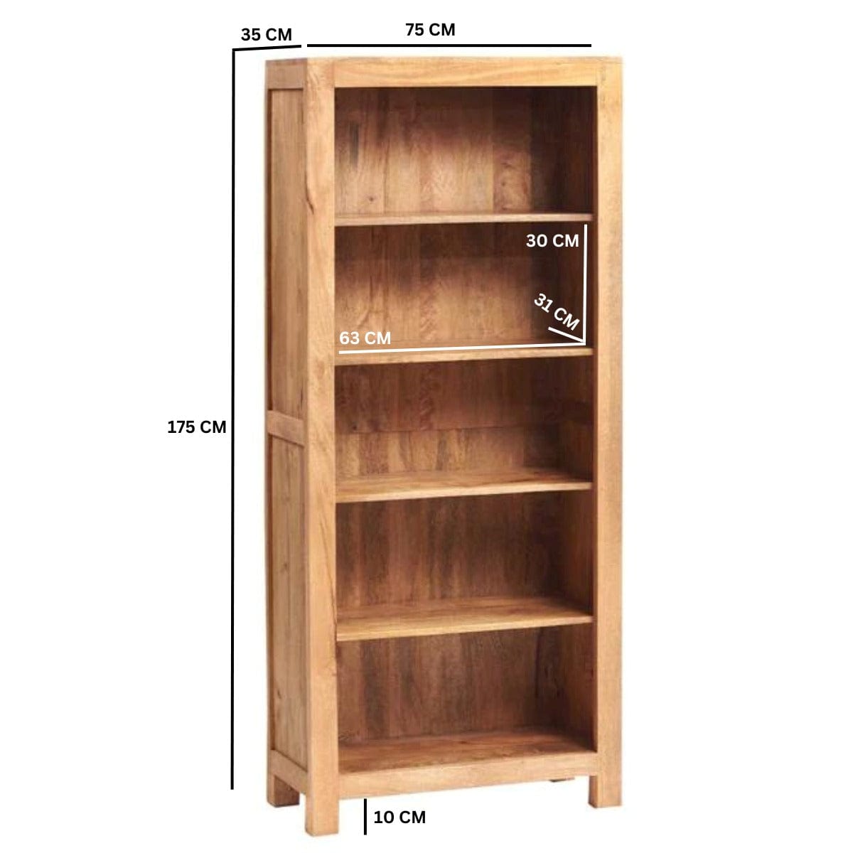 Tibradden Large Wooden Bookcase