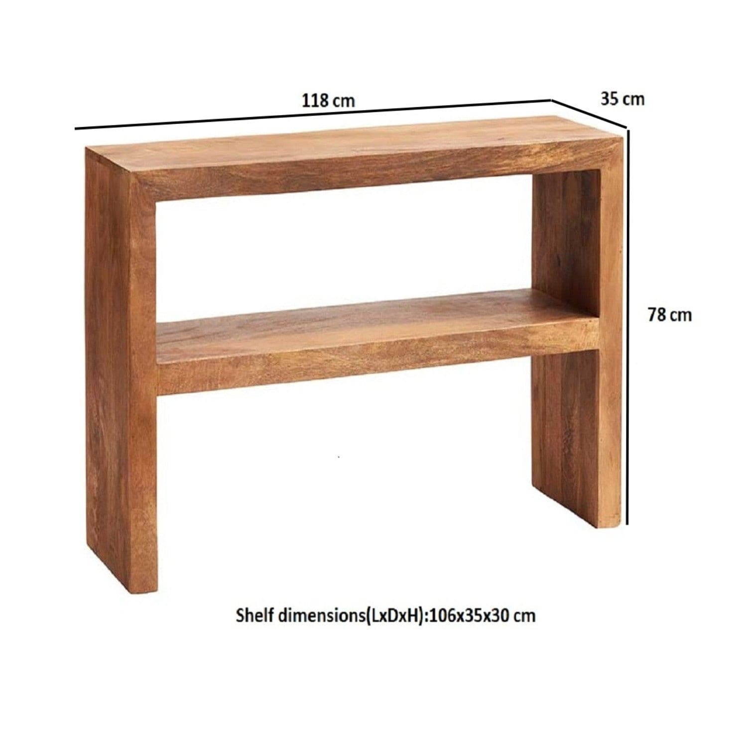 Tibradden Wooden Console Table