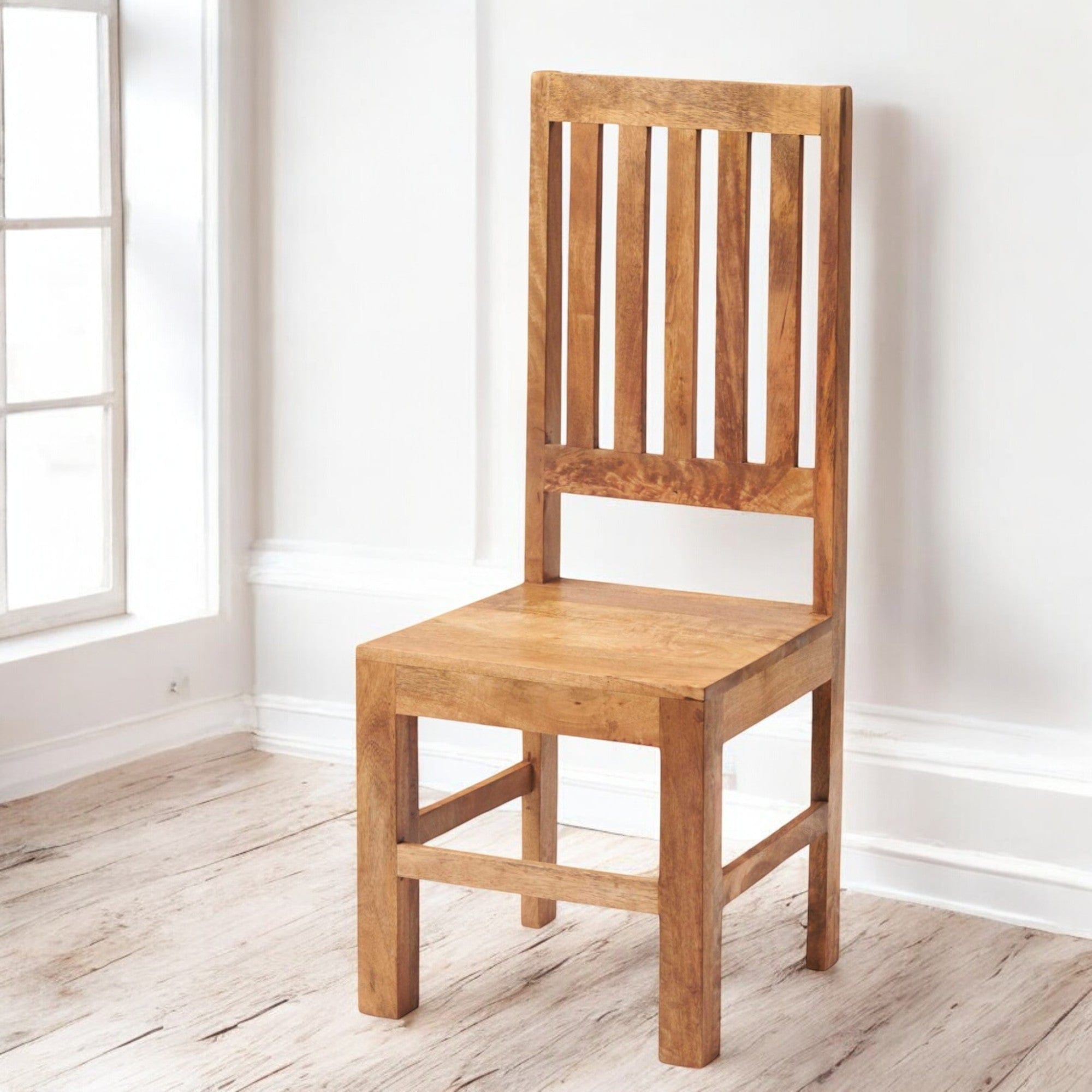 Tibradden Wooden Dining Chair Set of 2