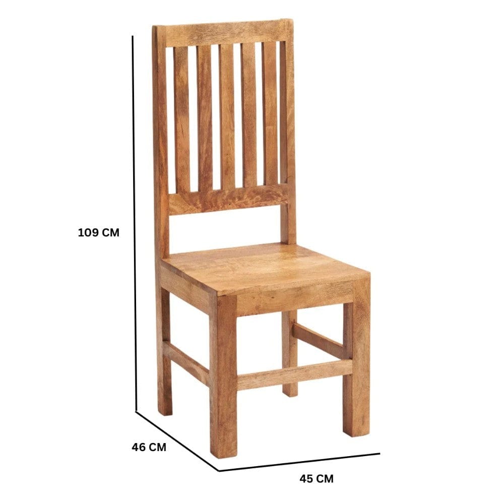 Tibradden Wooden Dining Chair Set of 2