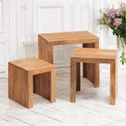 Tibradden Wooden Nest Of 3 Tables
