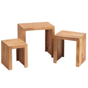 Tibradden Wooden Nest Of 3 Tables