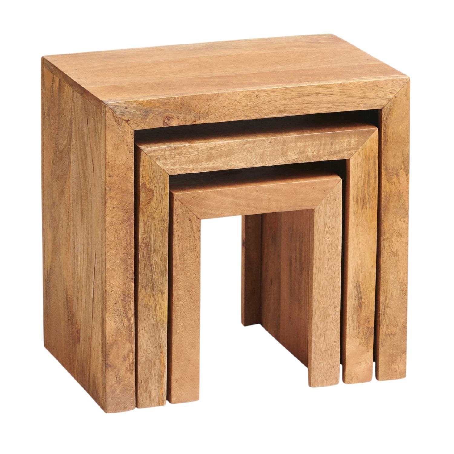 Tibradden Wooden Nest Of 3 Tables