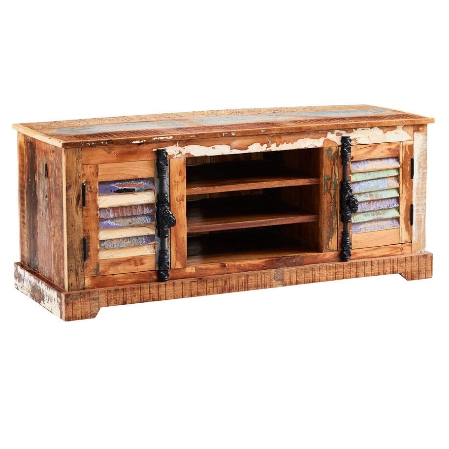 Westport 125cm Rustic Wooden TV Cabinet Unit