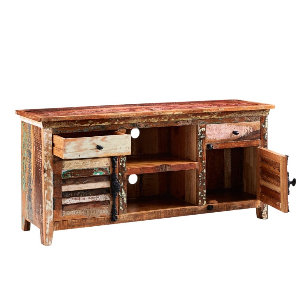 Westport 150cm Rustic Wooden TV Media Unit